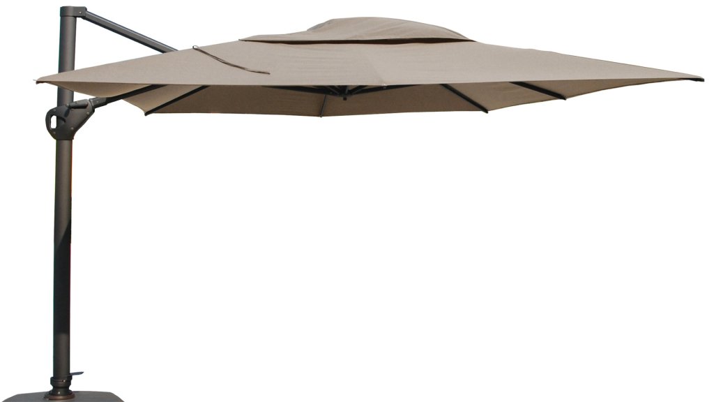 4 Seasons Outdoor Hacienda ampelschirm Antraciet/Taupe