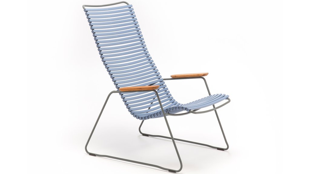 houe click loungestoel pigeon blue