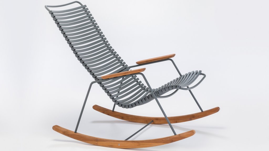 houe click rocking chair dark grey