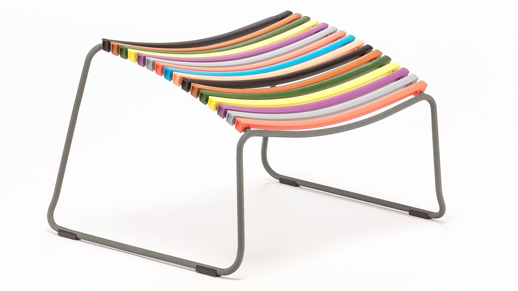 houe click voetenbank multi color 1