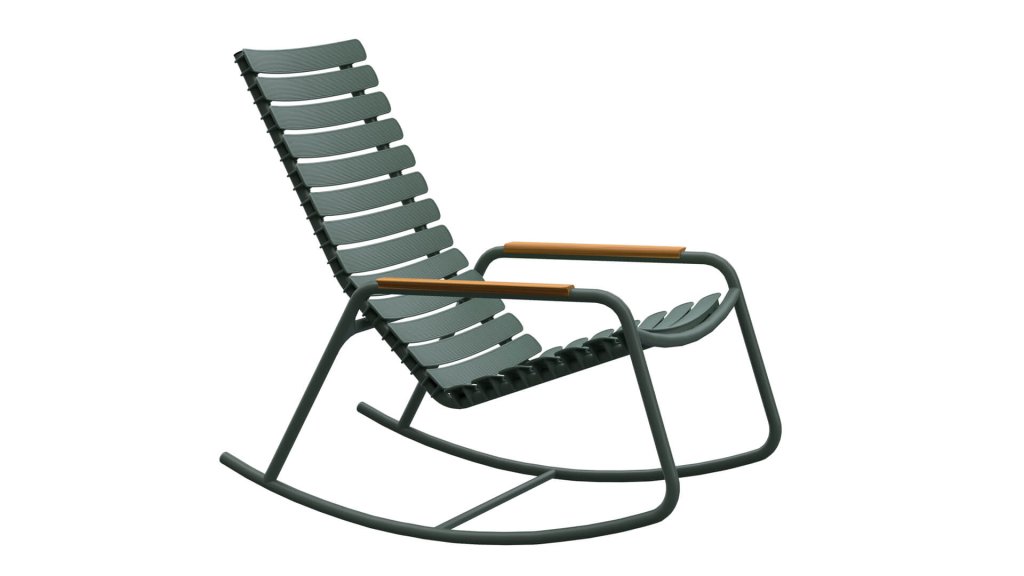 houe reclips lounge schommel bamboo arm green