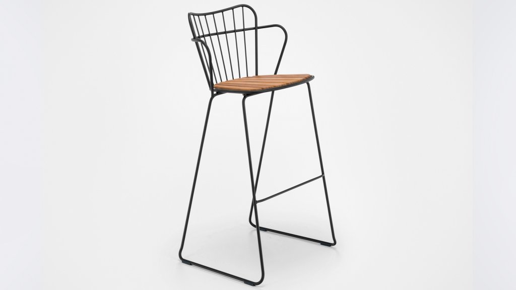 houe poan barstuhl black 