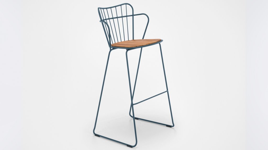 houe poan barstuhl midnight blue 