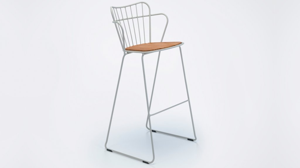 houe poan barhocker taupe 