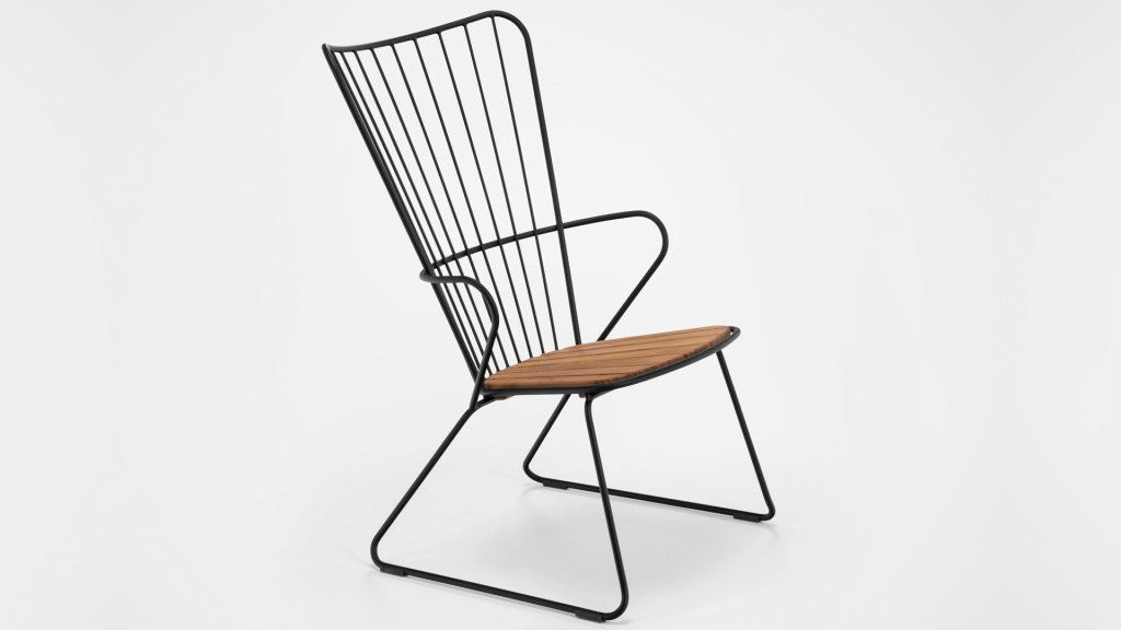 houe poan lounge sessel black 1