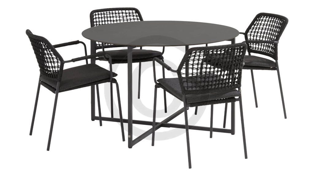 taste 4seasons barista anthracite gartenmobelset