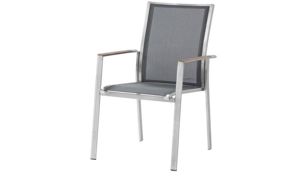 zebra fly diningstoel edelstahl