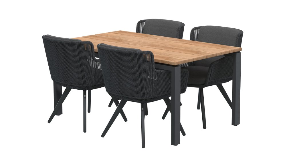 4seasons outdoor flores dining anthracite 213730 