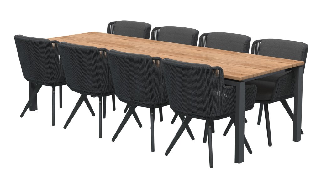 4seasons outdoor flores dining anthracite 213730 