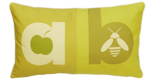 sierkussen applebee rechthoek geel