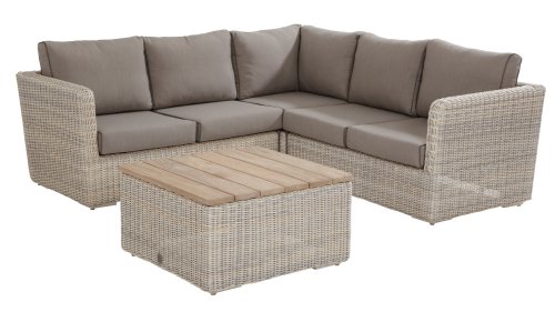4 seasons outdoor elite loungeset mit kaffeetisch