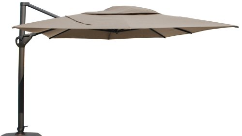 4 Seasons Outdoor Hacienda ampelschirm Antraciet/Taupe