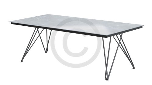 4seasons outdoor tampa Tisch ceramic light marble table 