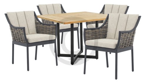 applebee milou dining black 