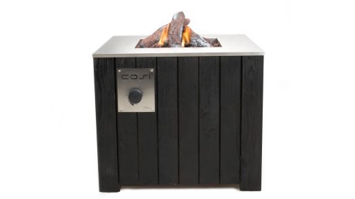cosi cube 70cm black feuertisch