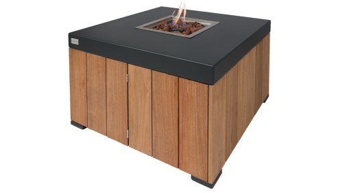 Easyfires Coral Feuertisch Quadratisch Anthrazit