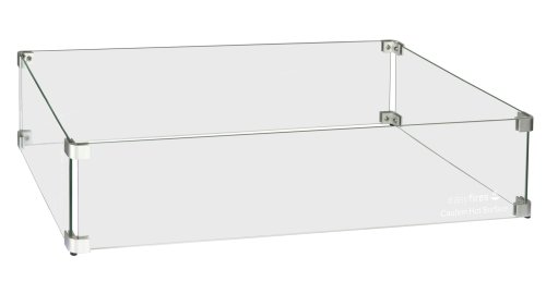  Easyfires Glasset Rechteck Groß