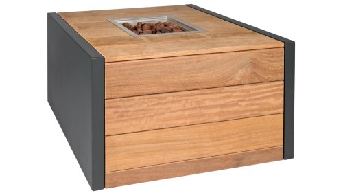 Easyfires Lake Feuertisch Quadratisch Anthrazit
