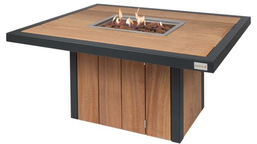 Easyfires River Feuertisch Rechteck Anthrazit