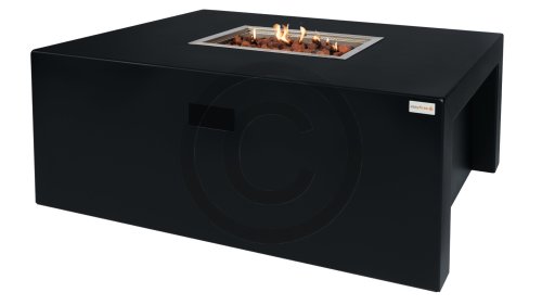  Easyfires Sky Feuertisch Rechteck Schwarz