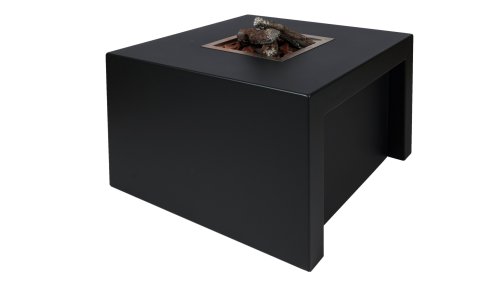  Easyfires Sky Feuertisch Quadratisch Schwarz