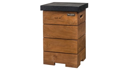 Happy Cocooning Cocoon Enclosure Teak Schwarz