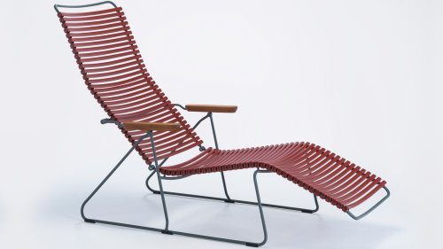 houe click sunlounger paprika