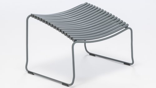 houe click voetenbank dark grey