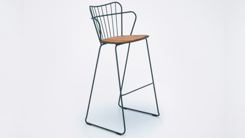 houe poan barstuhl pine green