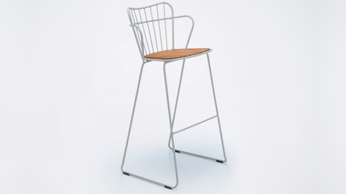 houe poan barhocker taupe 