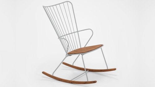 houe poan rocking chair taupe 1