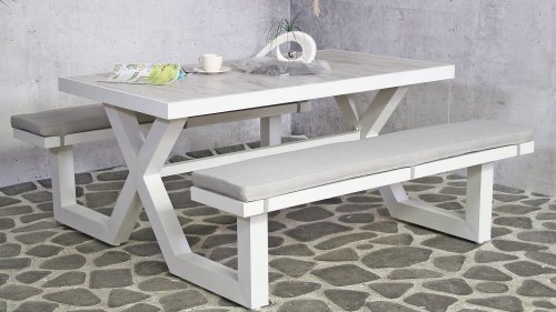 sensline galaxy picknickbench white