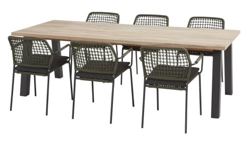 taste 4seasons barista green 91123 gartenmobelset