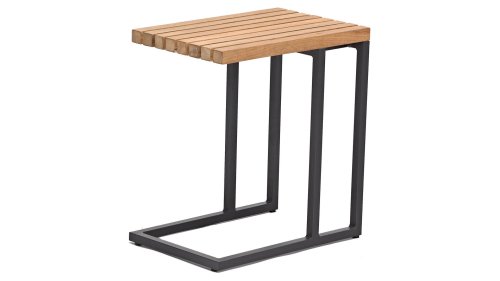 fly Beistelltisch zebra teak alu