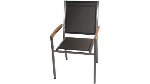 zebra pontiac Stapelstuhl hohe Lehne argenta