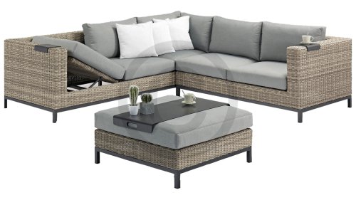 Zebra Soho Loungegruppe wicker 