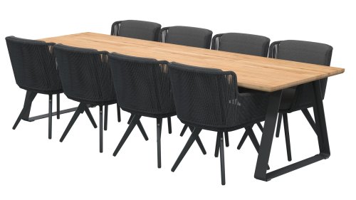 4seasons outdoor flores dining anthracite 213730 