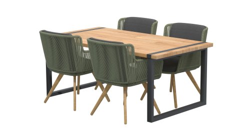 4seasons outdoor flores dining green 213732 