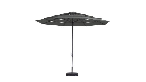 madison syros open air parasol grey